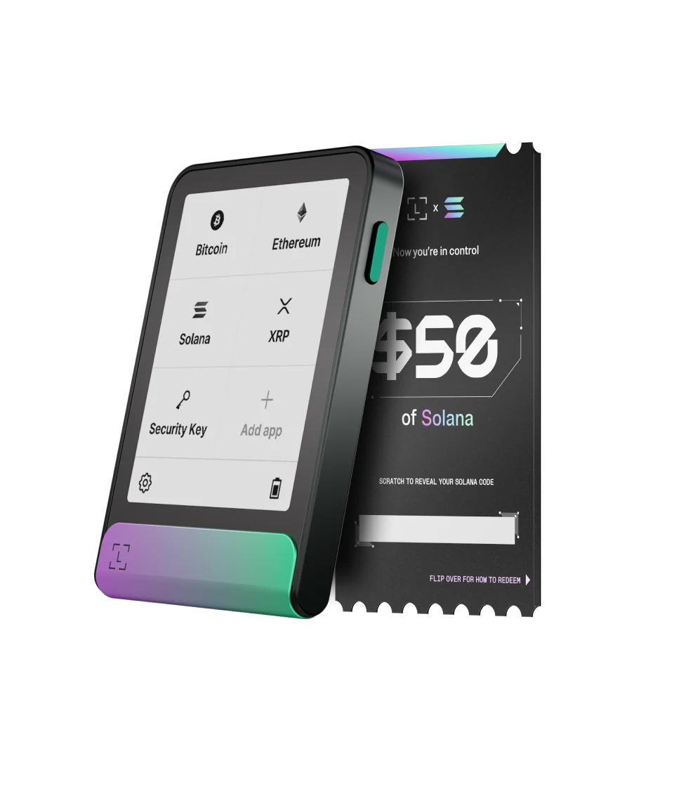 Ledger Flex Solana Edition + $50 of SOL