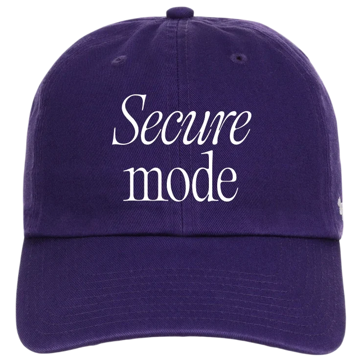 Secure Mode Cap Purple